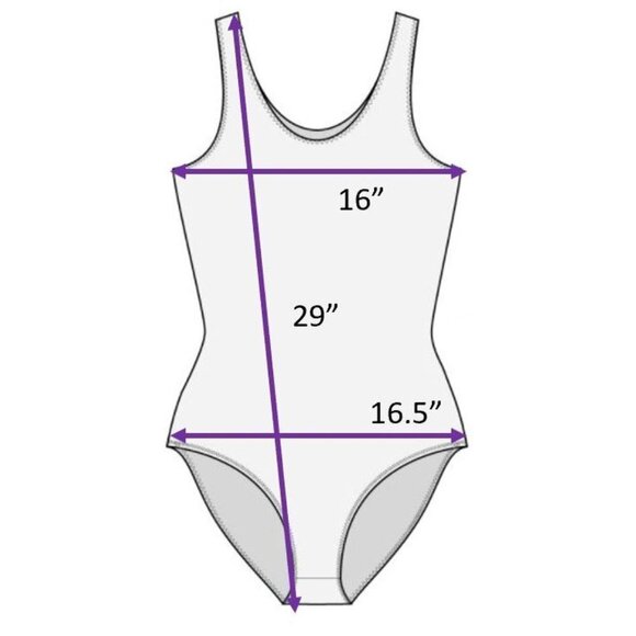 Shape FX Slimming One Piece Black Swimsuit - Size 14 - Picture 7 of 7